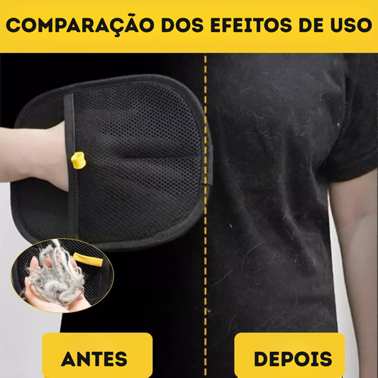 Luva Removedora de Pelos Instantânea – Reutilizável e Sem Esforço