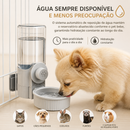 Bebedouro e Comedouro Automático para Gaiolas de Pets