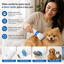 Pente Removedor Elétrico Antipulgas Bivolt para Cães e Gatos