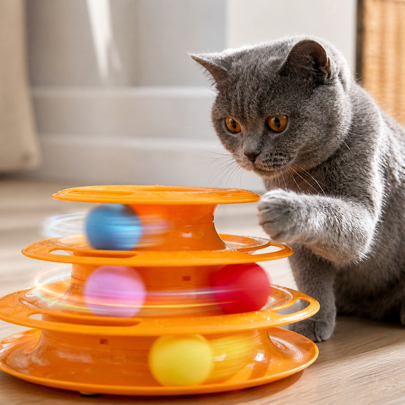 Torre de Bolinhas para Gato