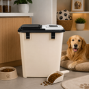 Porta Ração Hermético 35L Mecpet Para Cachorro e Gato com Pá Dosadora
