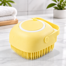 Escova de Banho com Dispenser de Shampoo para Pets