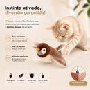 Brinquedo Pássaro Voador para Gatos Recarregável