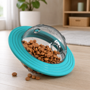 Brinquedo Interativo para Cães com Comedouro Lento e Disco Voador