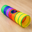 Túnel Interativo Colorido Para Gatos e Pets