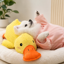 Brinquedo de Pelúcia Pato Ladrê para Cães Anti Ansiedade e Limpeza Dental