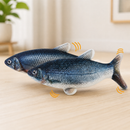 Brinquedo Peixe Interativo Para Gatos Recarregável