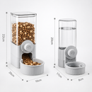 Bebedouro e Comedouro Automático para Gaiolas de Pets