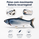 Brinquedo Peixe Interativo Para Gatos Recarregável