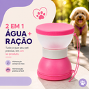 Lancheira Portátil 2 em 1 para para Cães e Gatos