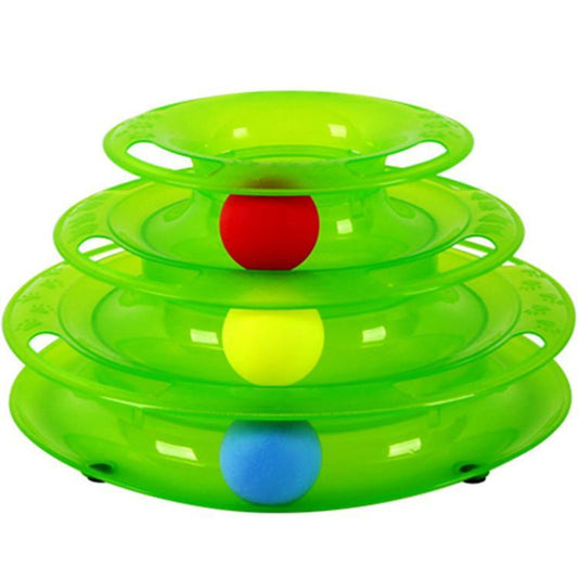 Brinquedo Interativo Torre de Bolinhas para Gatos –  Dory Pet