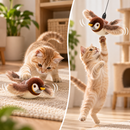 Pássaro Interativo para Gatos – Uma Presa que Reage à Brincadeira