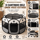 Cercadinho Pet Dobrável – O Cantinho Dele Onde Você Estiver