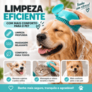 Escova de Banho com Dispenser de Shampoo para Pets