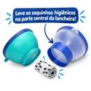 Lancheira Pet 2 em 1 – Água e Ração Sempre à Mão