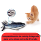 Brinquedo Peixe Elétrico Interativo Recarregável para Gatos – Dory Pet