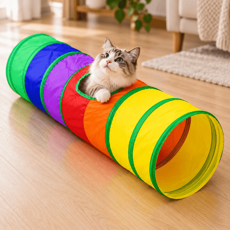 Túnel Interativo para Gatos – Menos Tédio, Mais Diversão