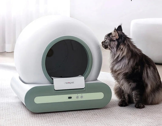 Caixa de Areia Inteligente Autolimpante 65L com App e Desodorização Iônica – Dory Pet