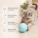 Bola Inteligente para Pets com Movimento Automático e Estímulo Mental Diário
