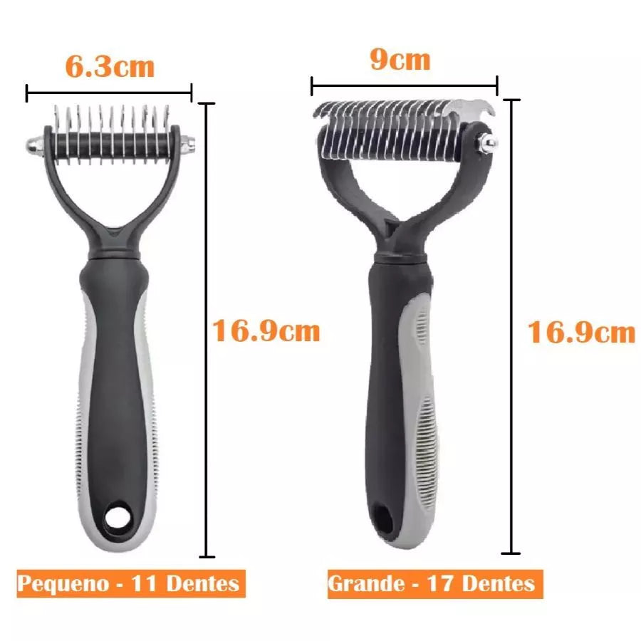Escova Desemboladora Removedora de Pelos Longos para Cães e Gatos – Dory Pet