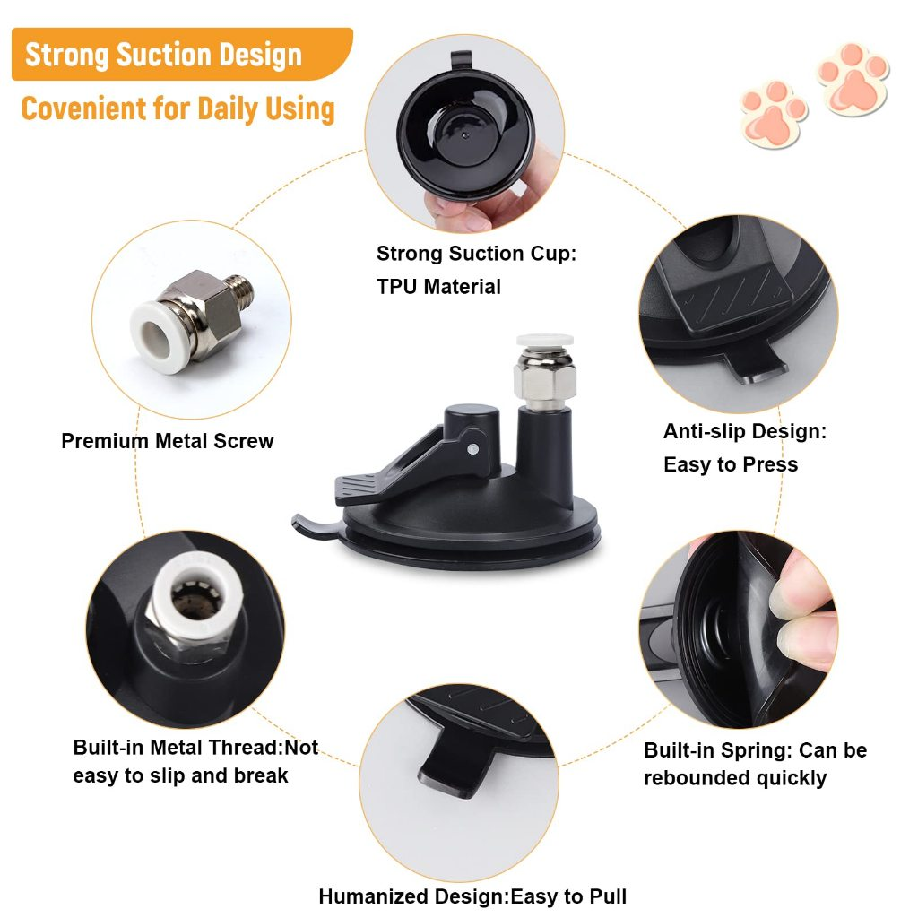 Brinquedo Varinha Gato Passaro Com Ventosa Fixa No Chao