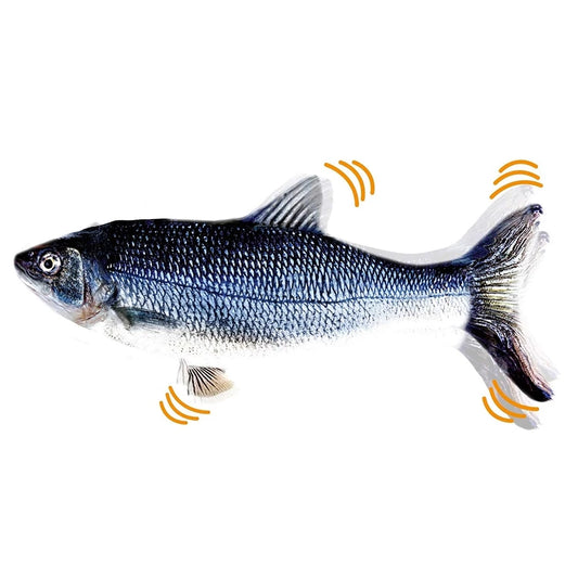 Brinquedo Peixe Elétrico Interativo Recarregável para Gatos e Cães  – Dory Pet