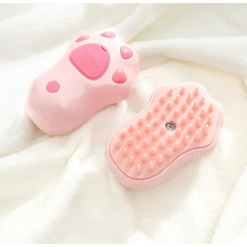 Escova Vapor Pet Elétrica 3 Em 1 cães e gatos ! Massagem, Tira Pelos.