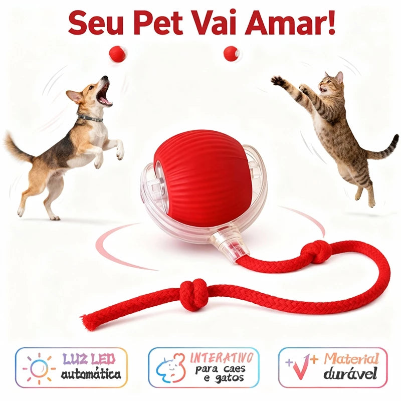 Bola Interativa Elétrica para Gatos com Sensor de Movimento  – Dory Pet