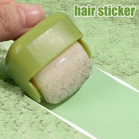 2pcs Rolo Pegajoso De Pêlos De Roupas , Removedor Animais De Estimação Para Remoção De Poeira , De Fiapos Manual Lavável