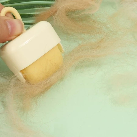 2pcs Rolo Pegajoso De Pêlos De Roupas , Removedor Animais De Estimação Para Remoção De Poeira , De Fiapos Manual Lavável