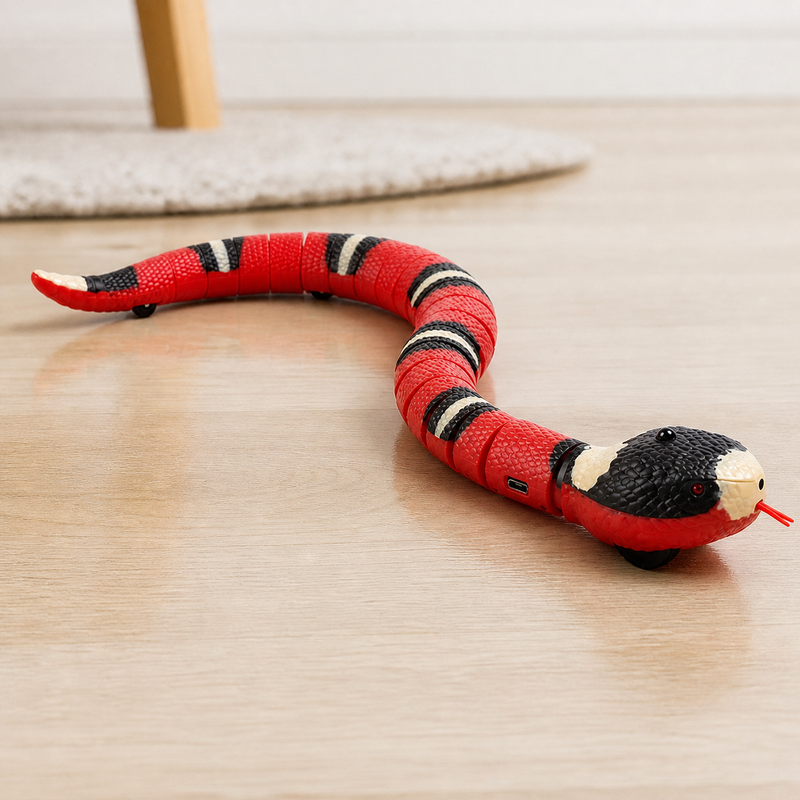 Cobra Inteligente Interativa para Gatos Recarregável