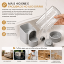Bebedouro e Comedouro Automático para Gaiolas de Pets