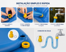 Piscina Inflável para Cachorro com Chafariz