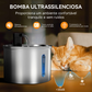3l Fonte De Água De Aço Inoxidável Para Gatos E Cãe Newpet- Bivolt